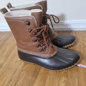 Esprit Brown Duck Bill Rain/Winter Boots
